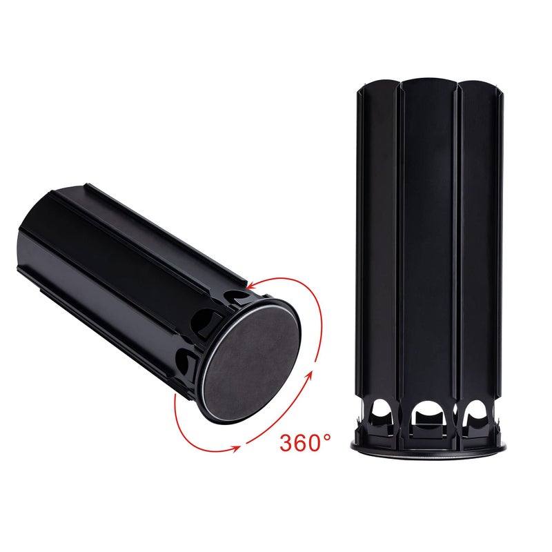 FlagShip Vertuo Pod Holder Carousel Stand for Nespresso Capsule Storage Organizer with Extra Space for Coffee Mate Silent Rolling (80+ Pod Storage) - Image 4